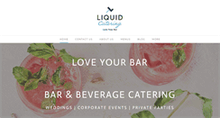 Desktop Screenshot of liquid-catering.com